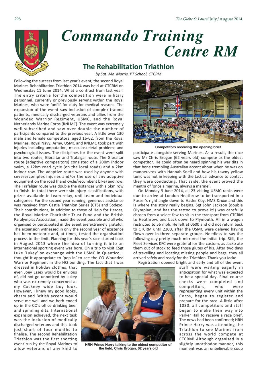 Globe & Laurel Preview Pages