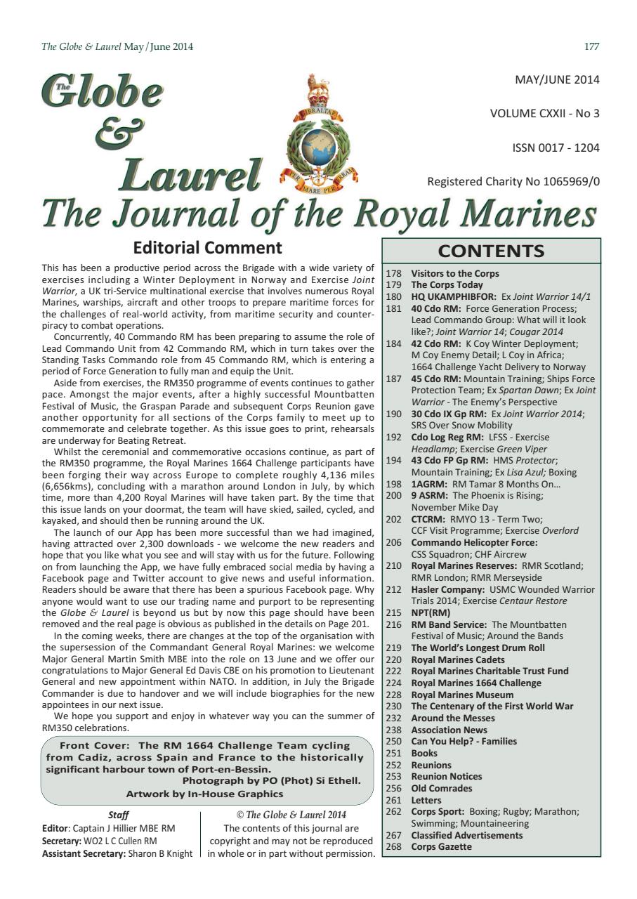 Globe & Laurel Preview Pages