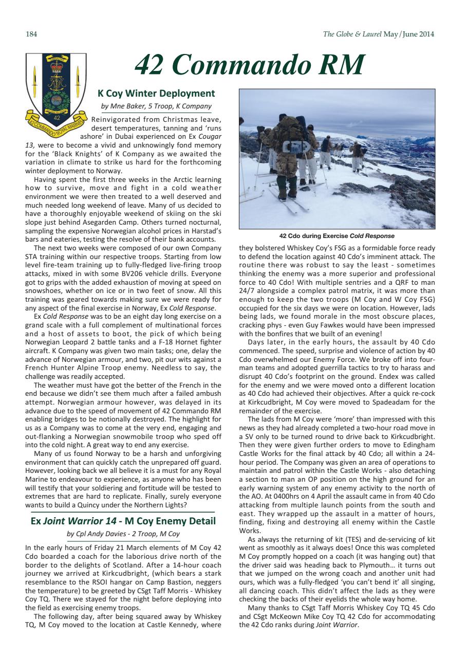 Globe & Laurel Preview Pages