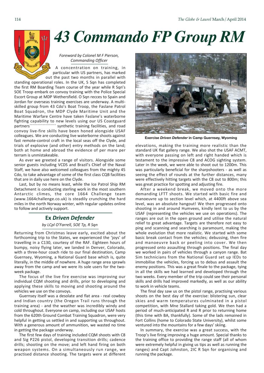 Globe & Laurel Preview Pages