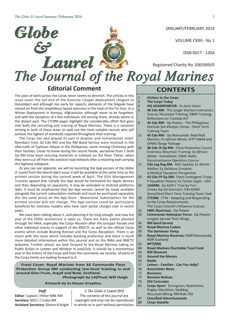 Globe & Laurel Preview Pages