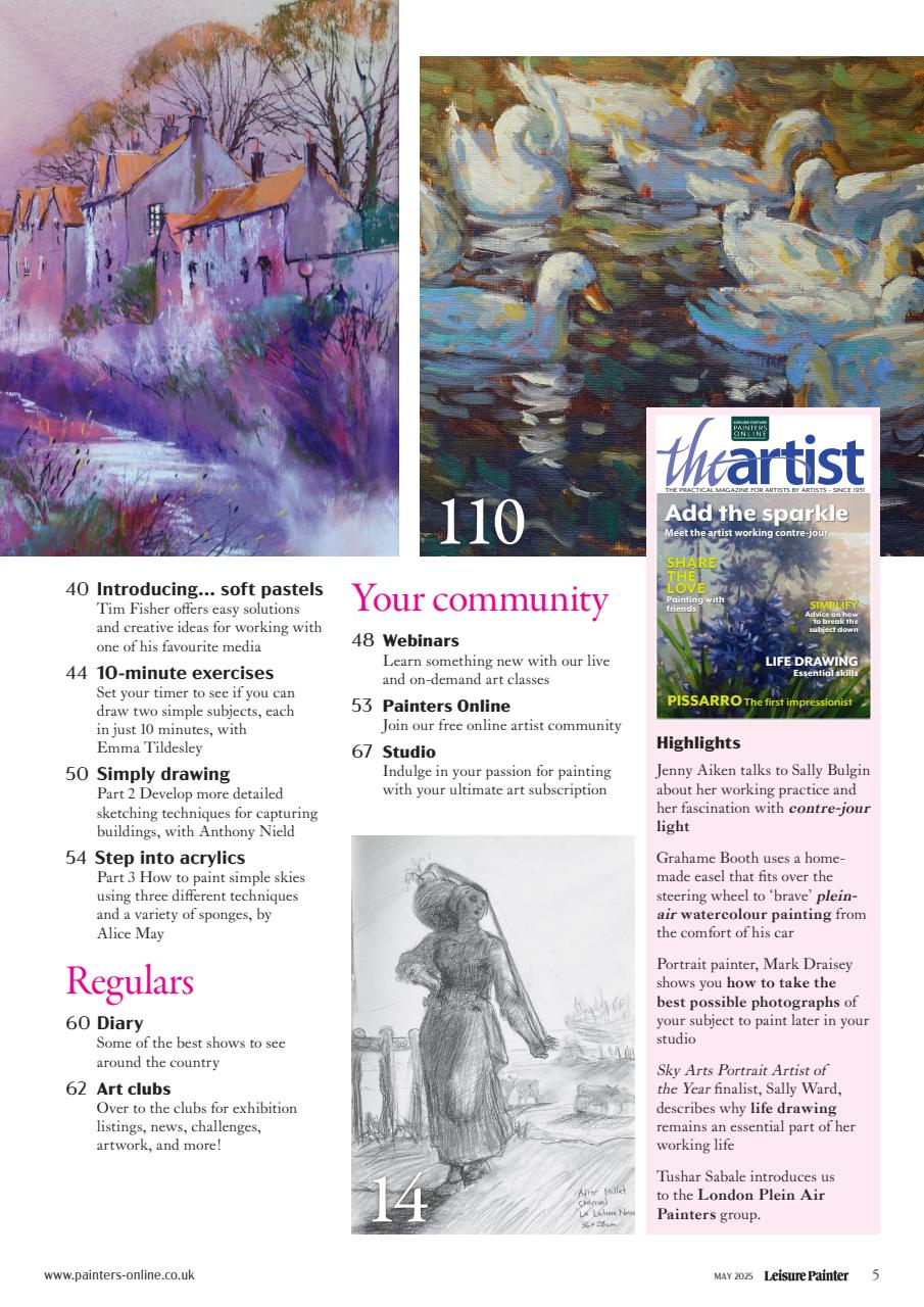 Leisure Painter & The Artist Preview Pages