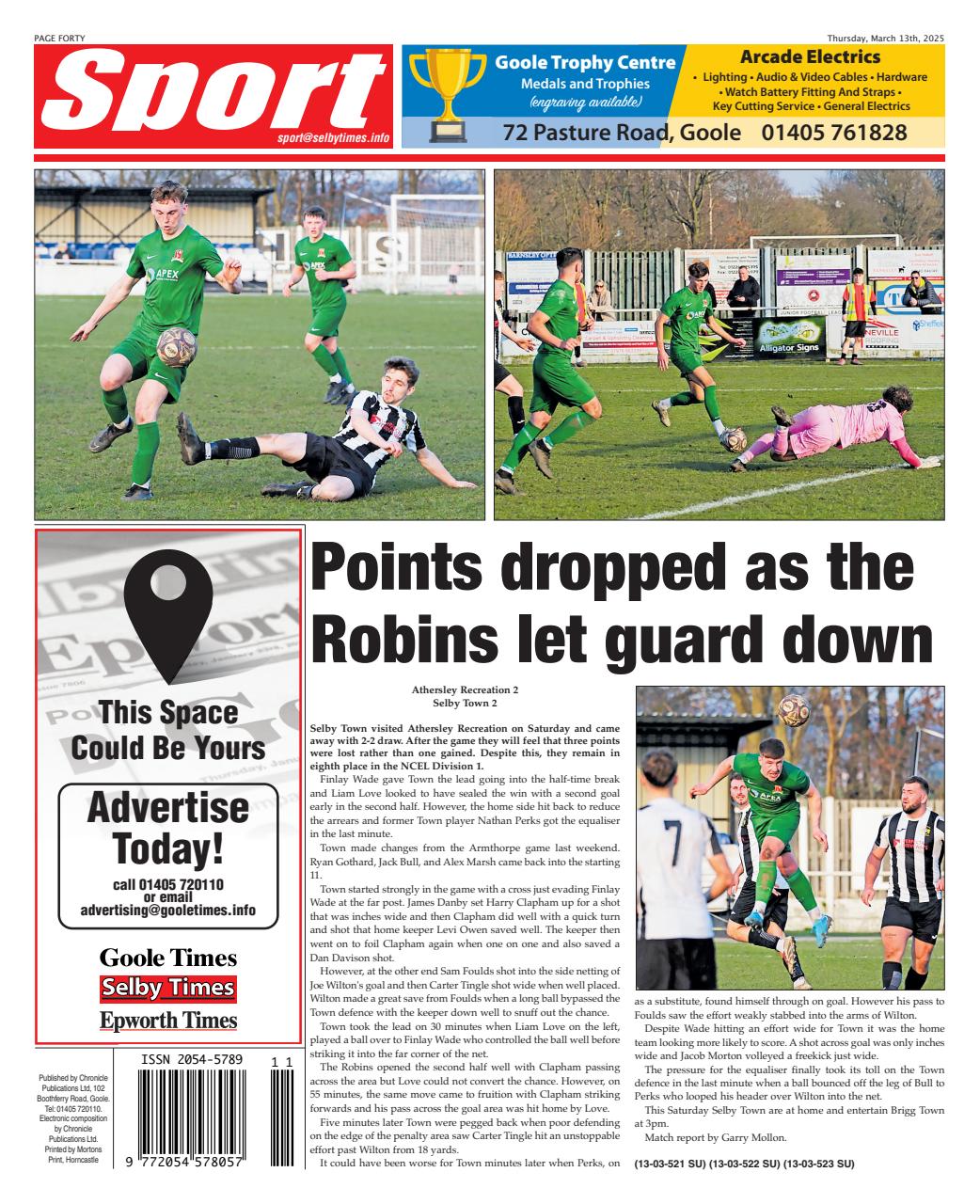 Selby Times Preview Pages