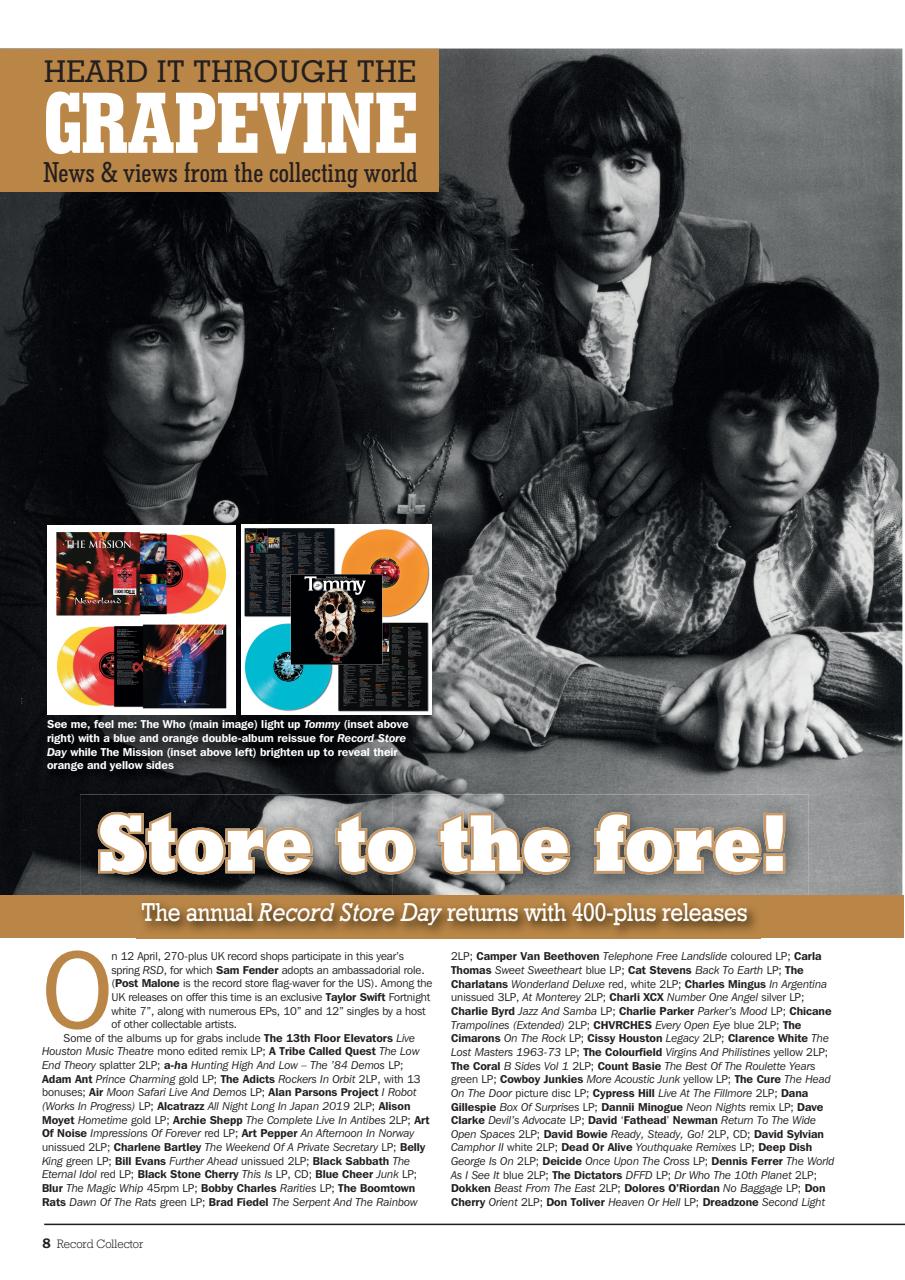 Record Collector Preview Pages