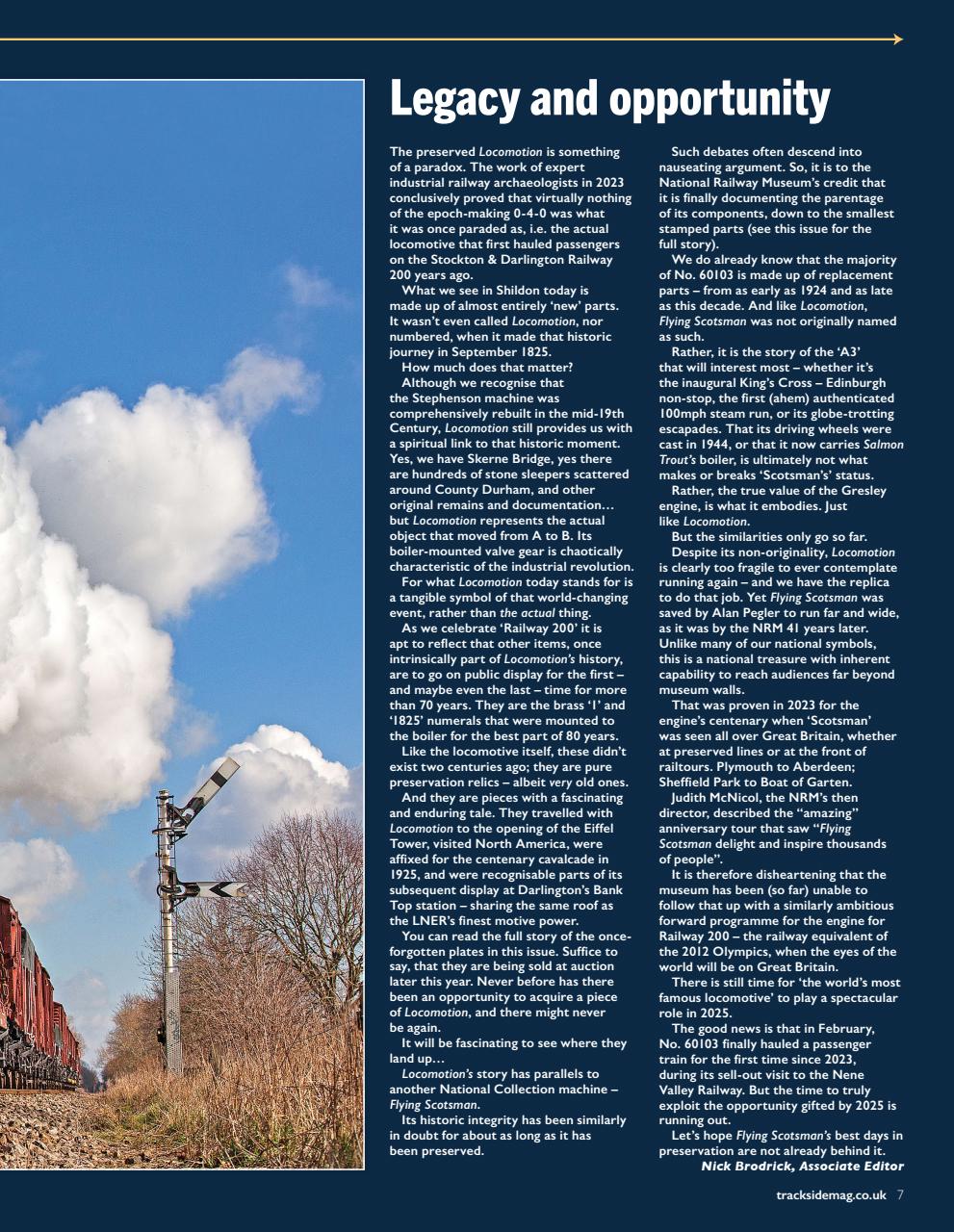 Trackside Preview Pages