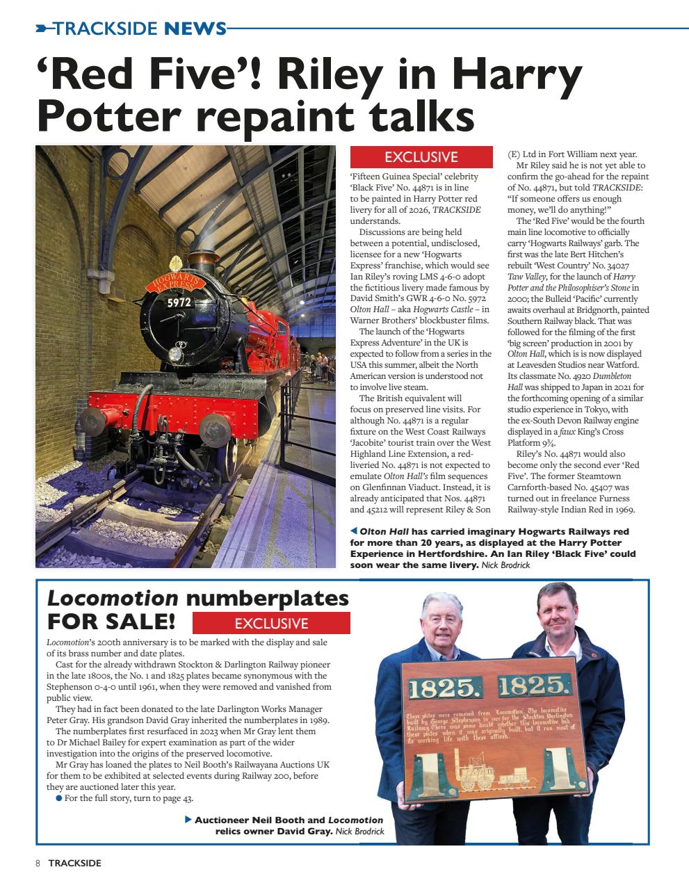 Trackside Preview Pages