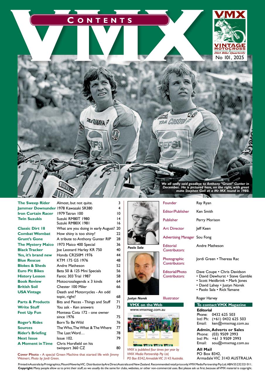 VMX Magazine Preview Pages