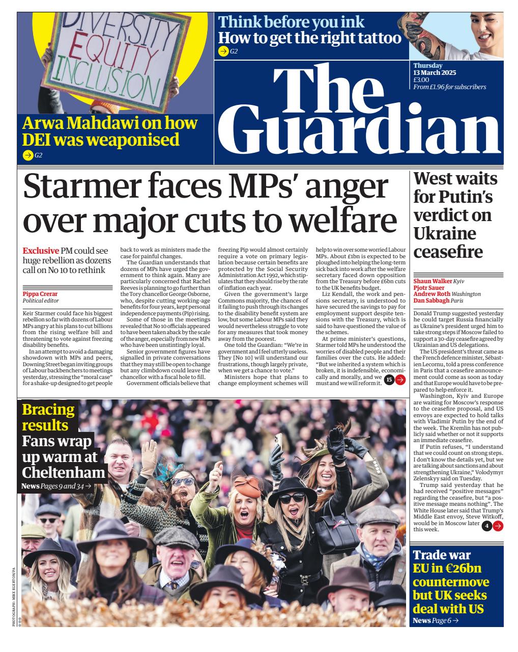 The Guardian Newspaper Preview Pages