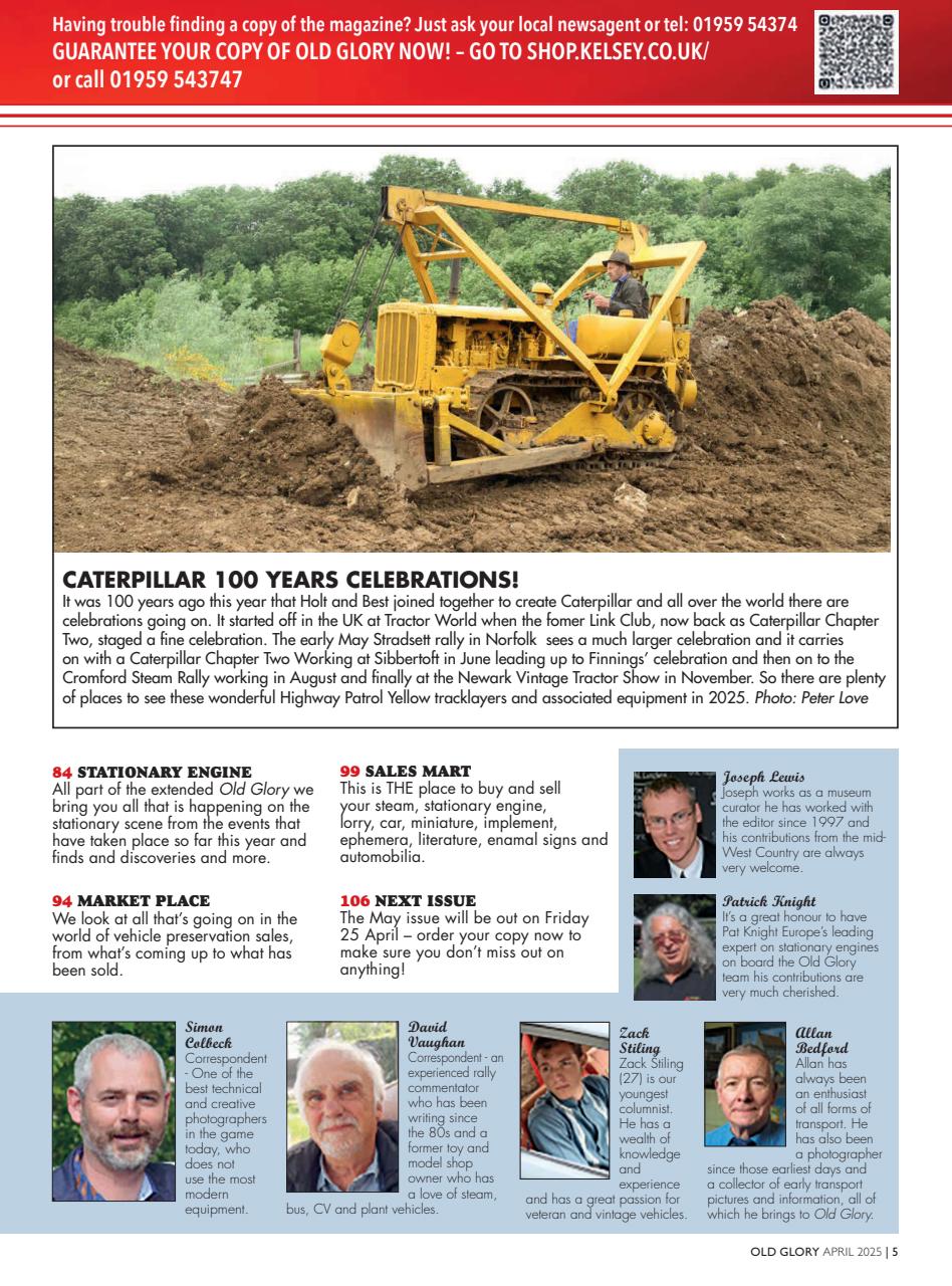 Old Glory Magazine Preview Pages