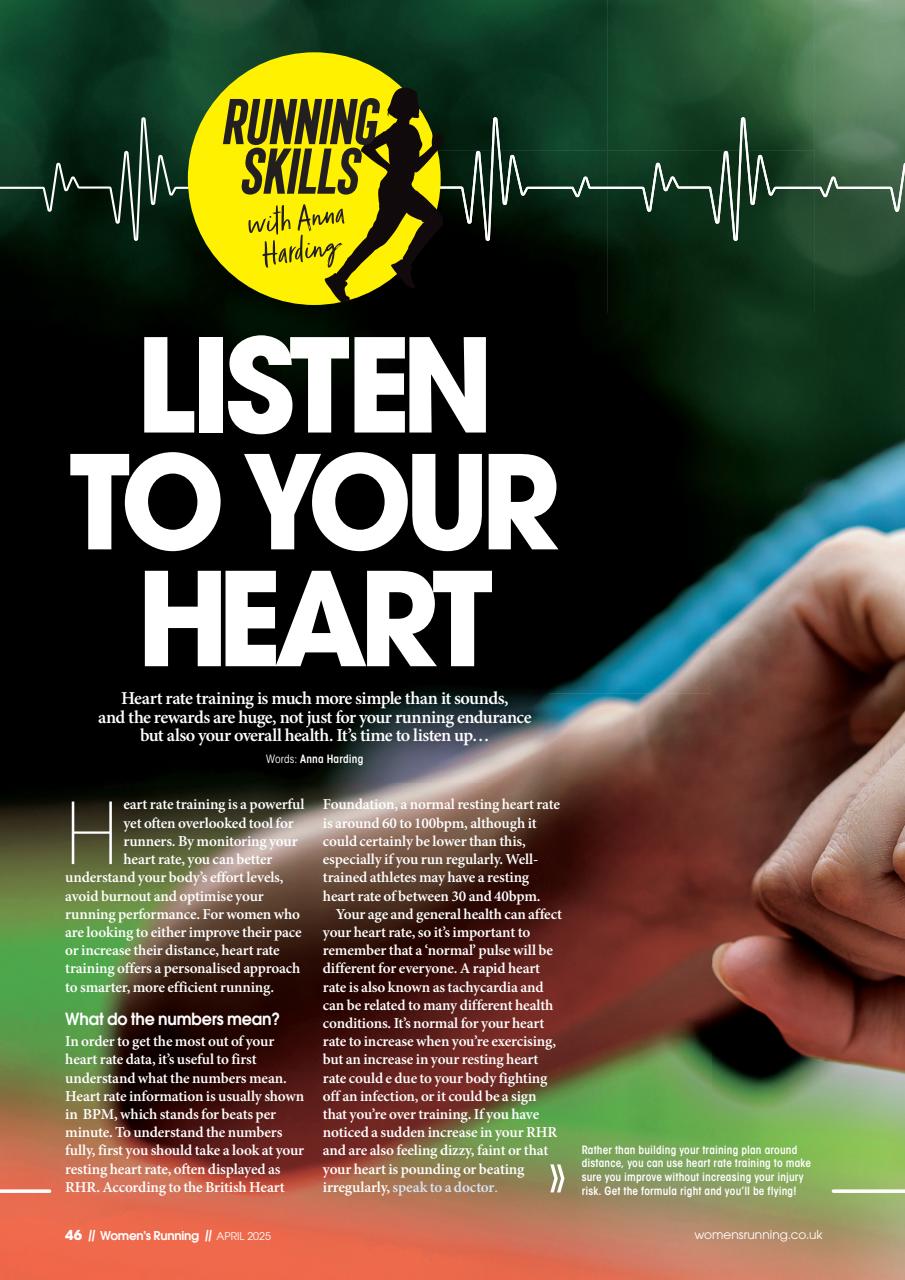 Women’s Running Preview Pages