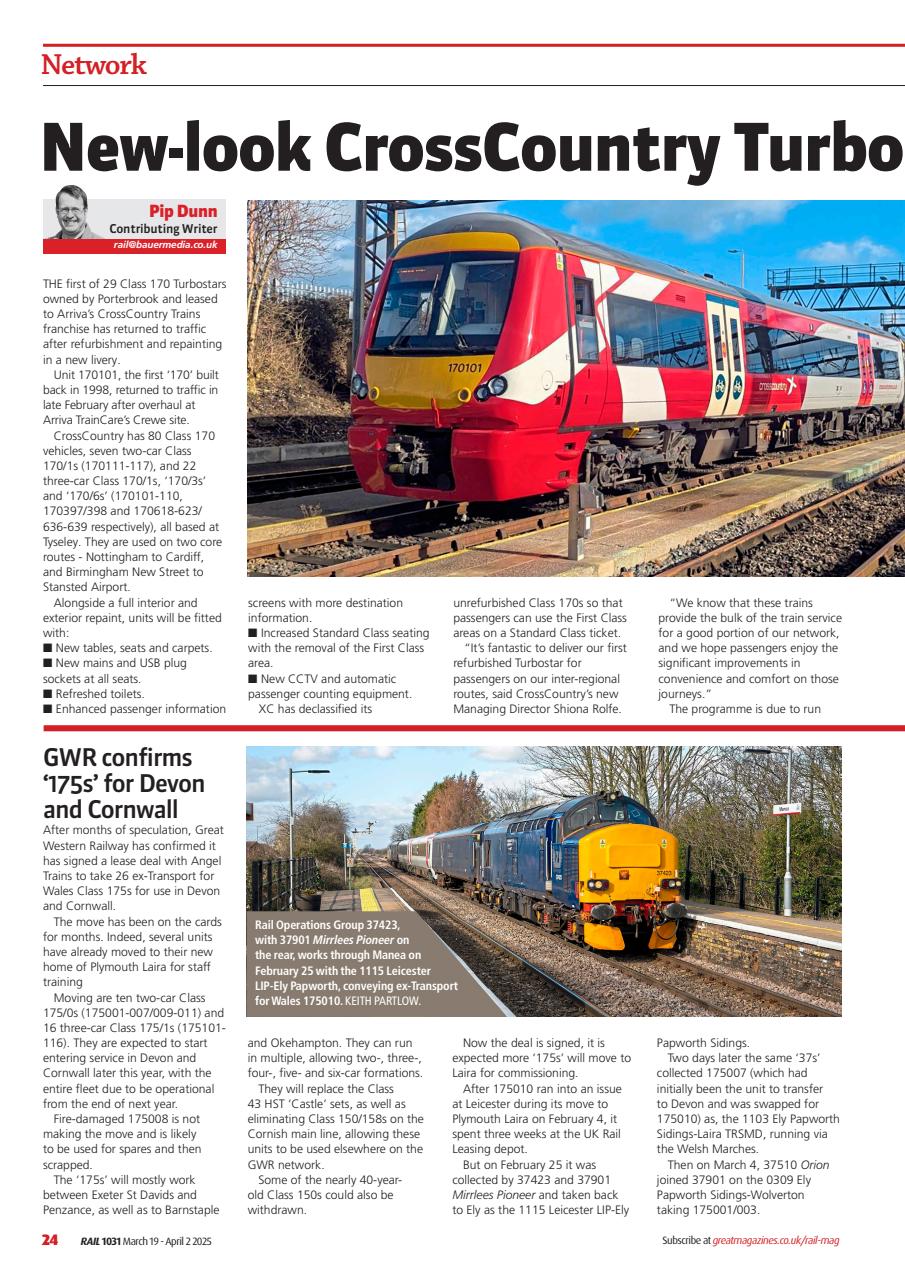 Rail Preview Pages