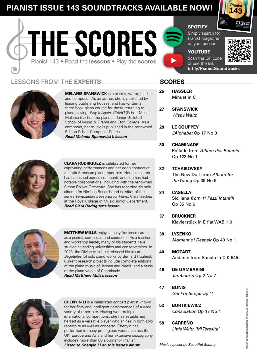 Pianist Preview Pages