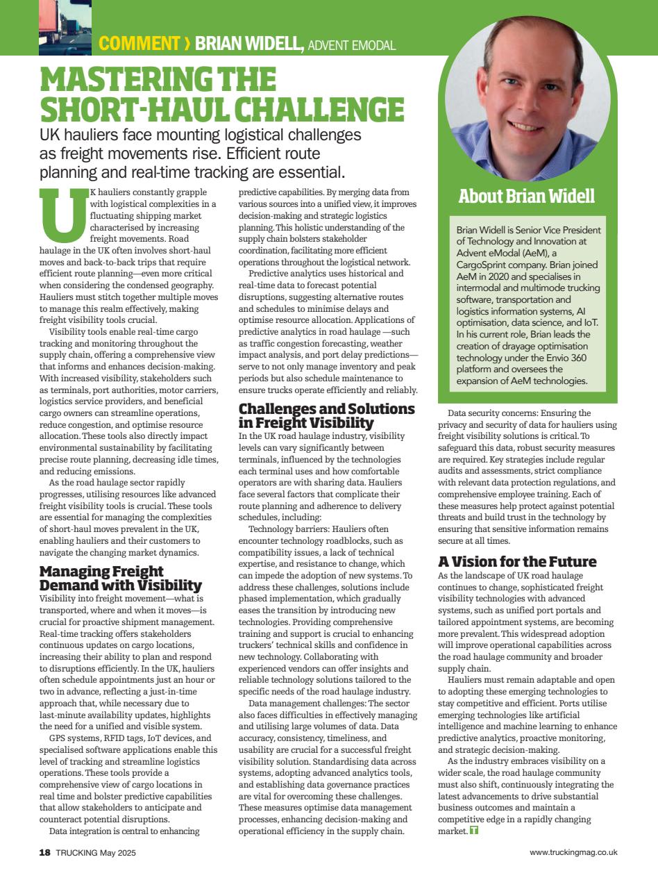 Trucking Magazine Preview Pages