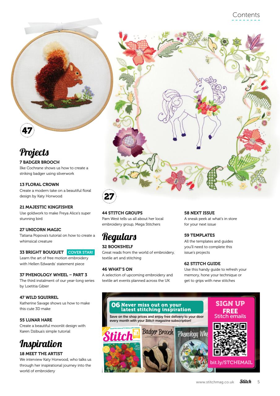 Stitch magazine Preview Pages