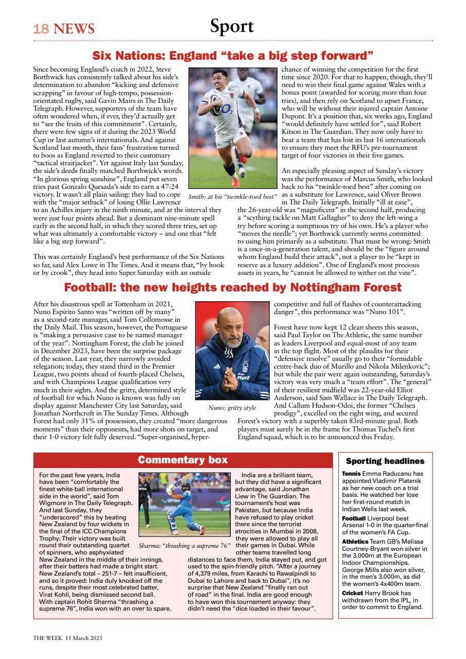 The Week Preview Pages