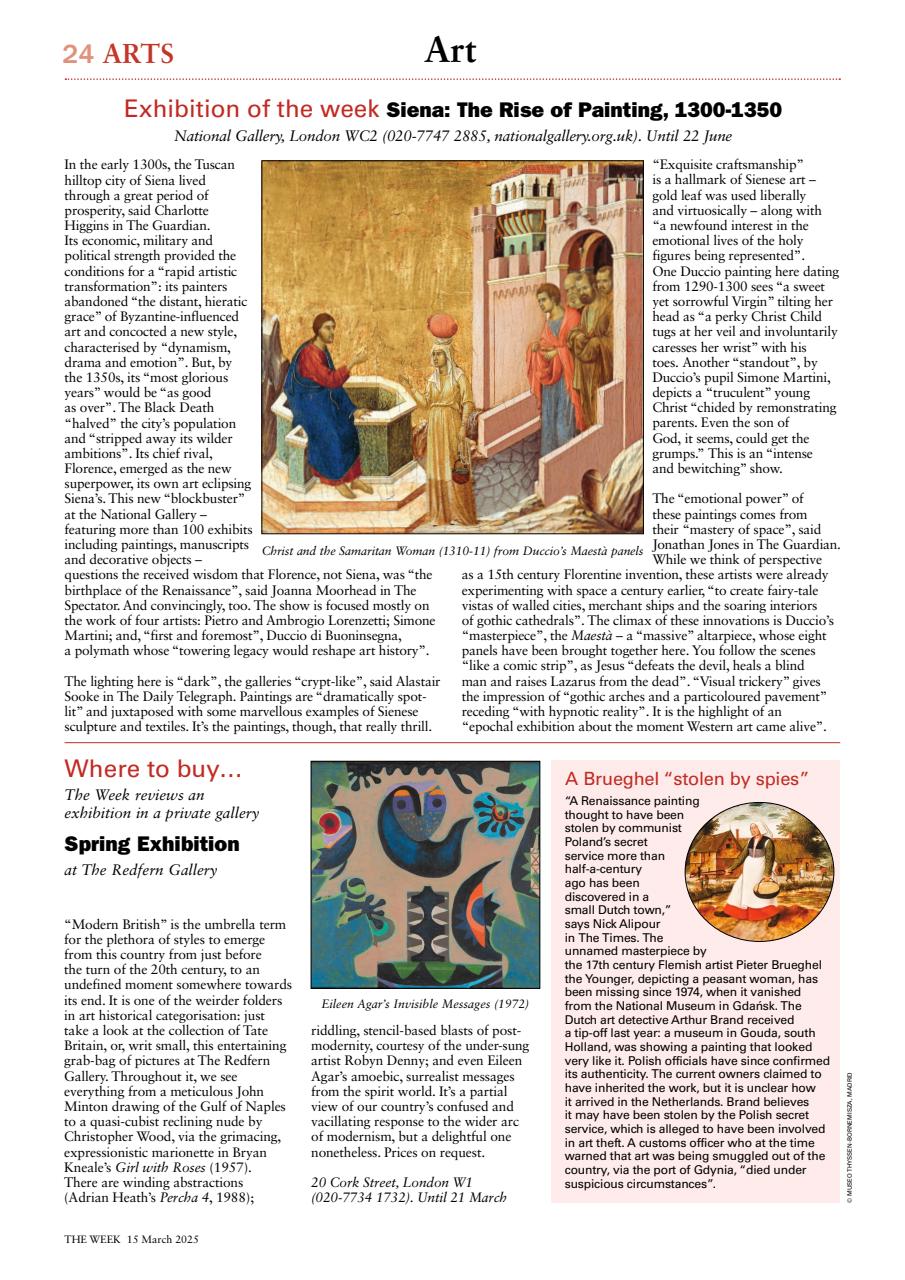 The Week Preview Pages