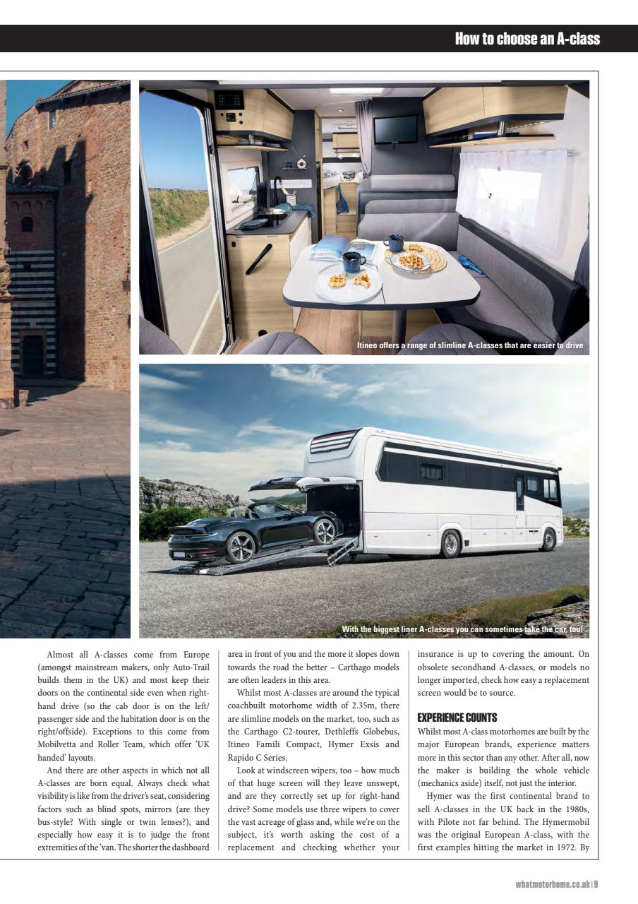 What Motorhome magazine Preview Pages