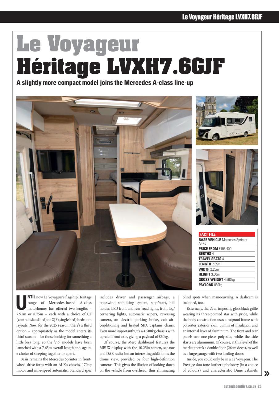 What Motorhome magazine Preview Pages
