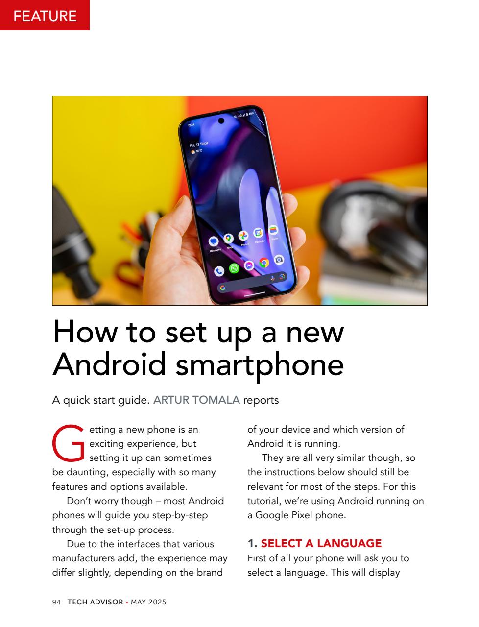 Tech Advisor Preview Pages