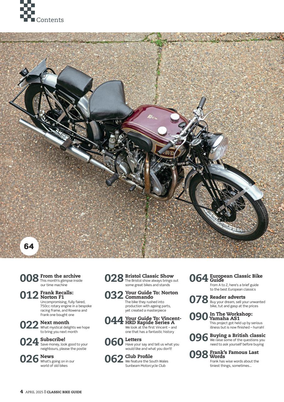 Classic Bike Guide Preview Pages