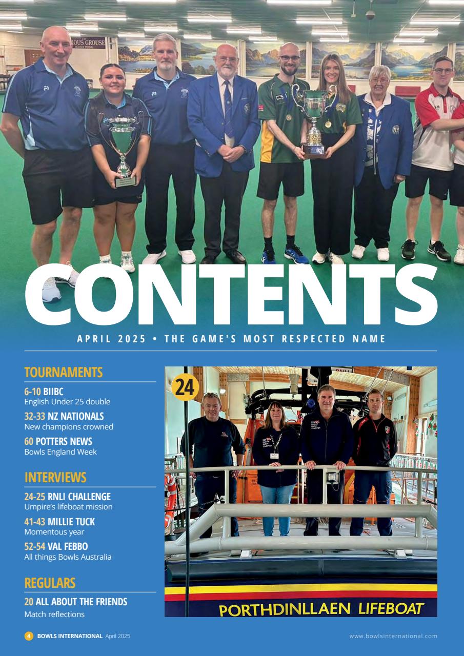 Bowls International Preview Pages