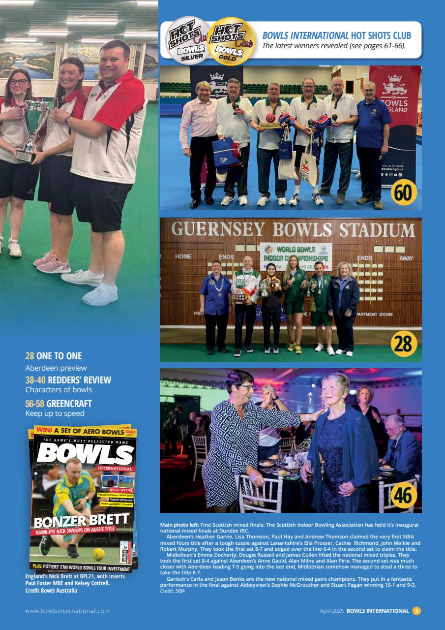 Bowls International Preview Pages