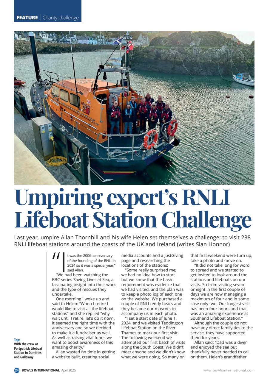 Bowls International Preview Pages