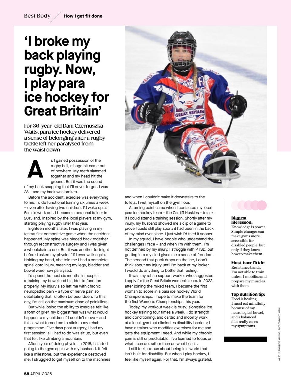 Women's Health Preview Pages