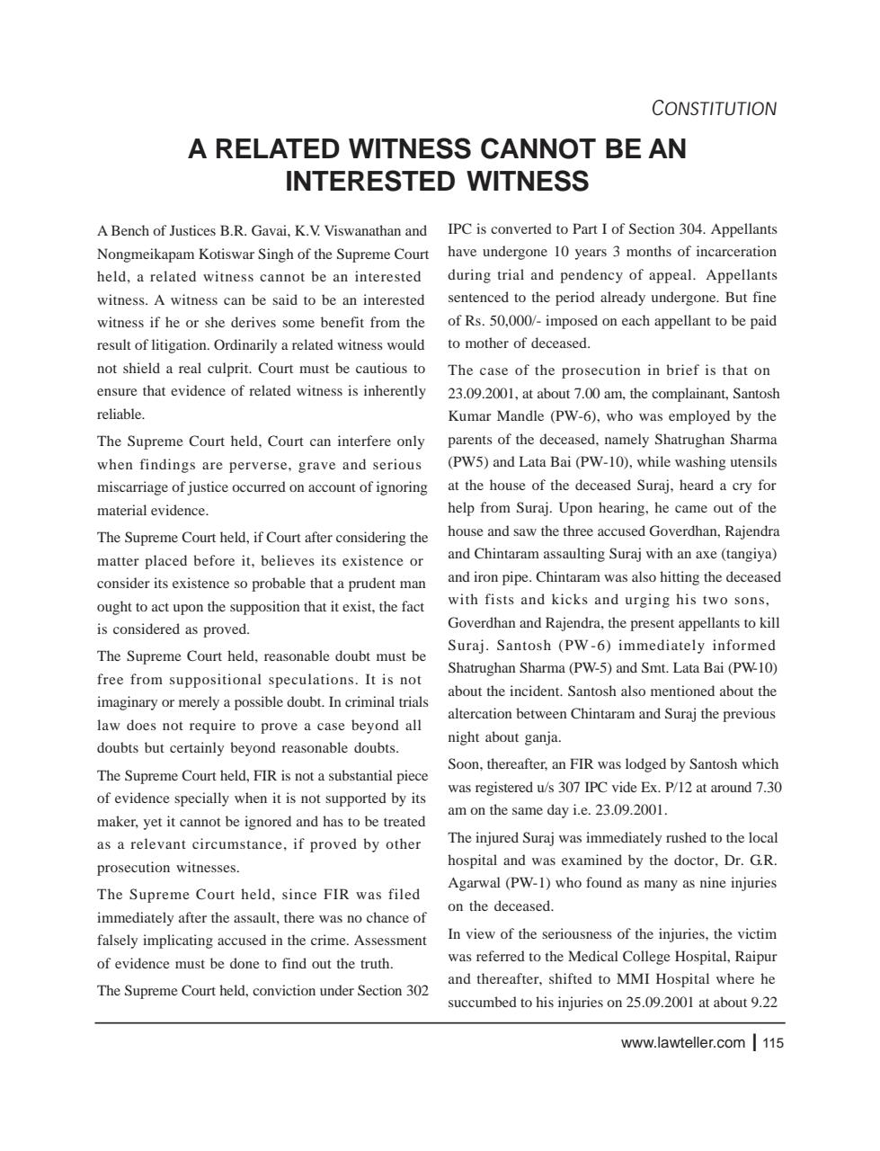 Lawteller – A Legal Awareness Magazine Preview Pages