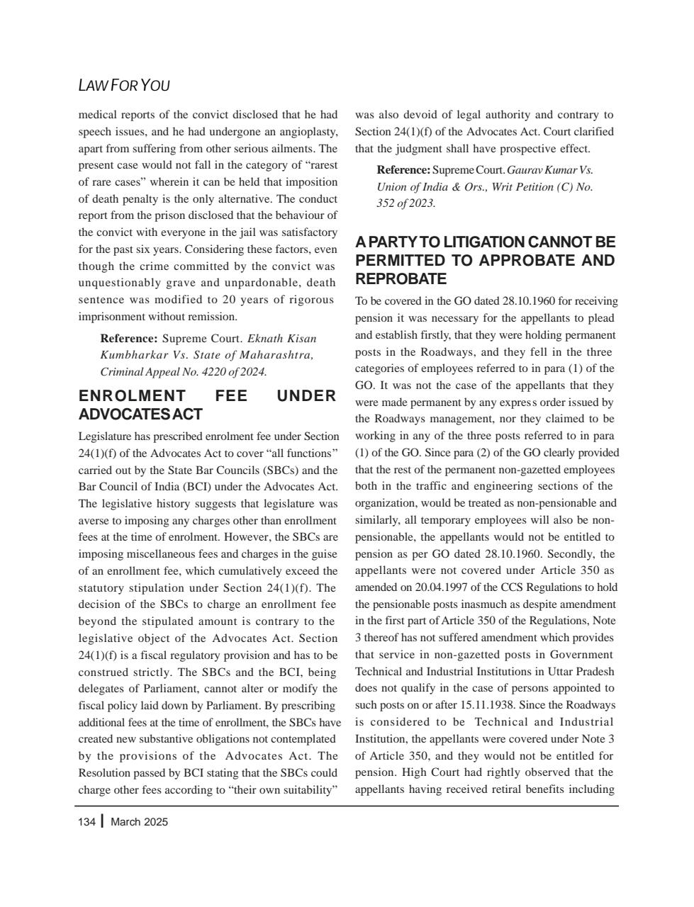 Lawteller – A Legal Awareness Magazine Preview Pages