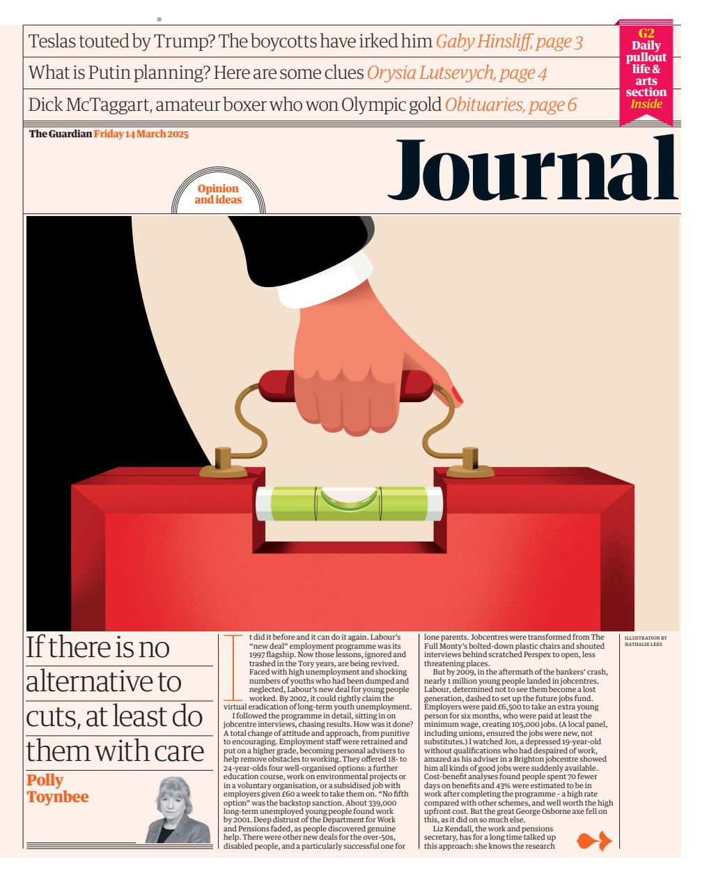 The Guardian Newspaper - Friday, 14 March 2025 Edição anterior