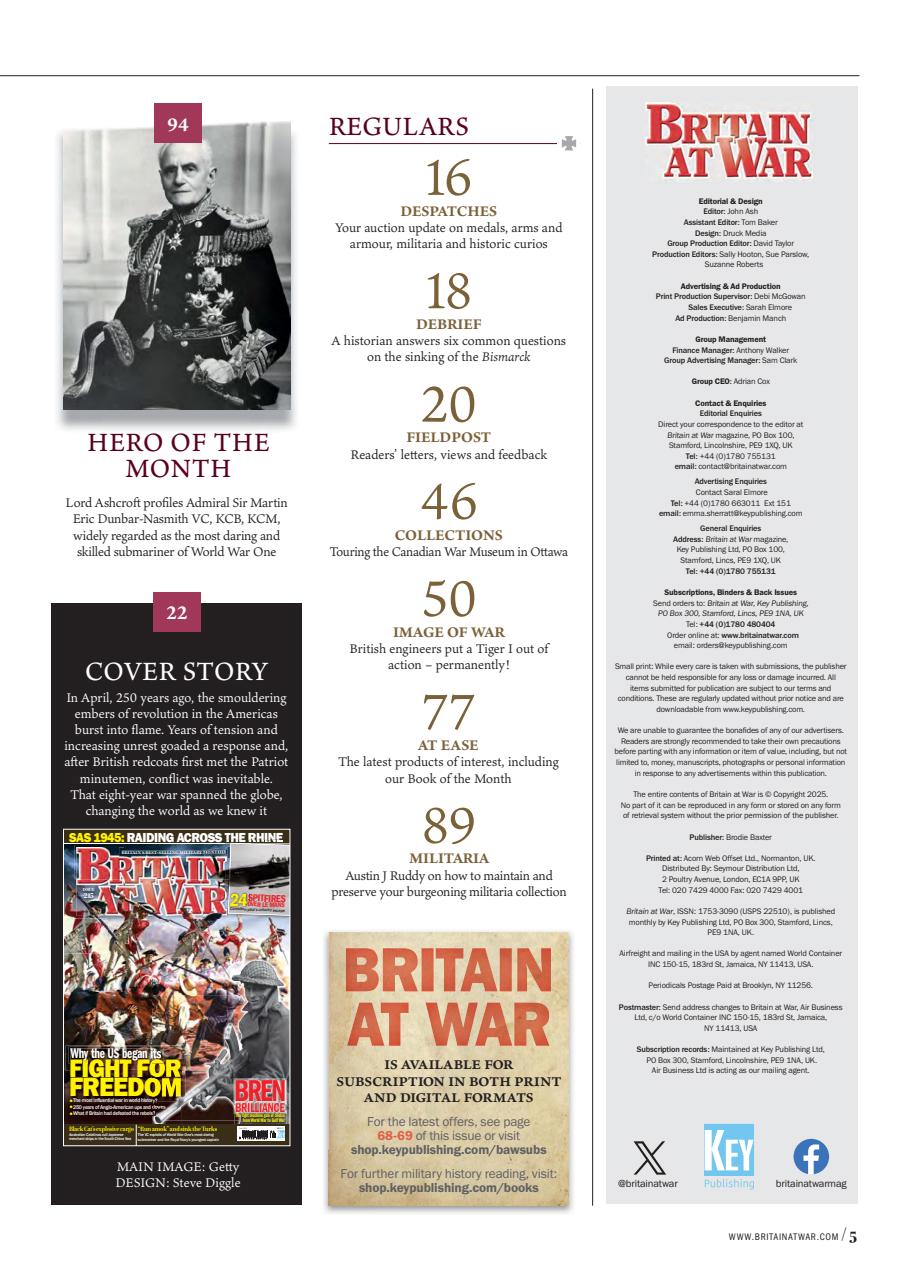 Britain at War Magazine Preview Pages