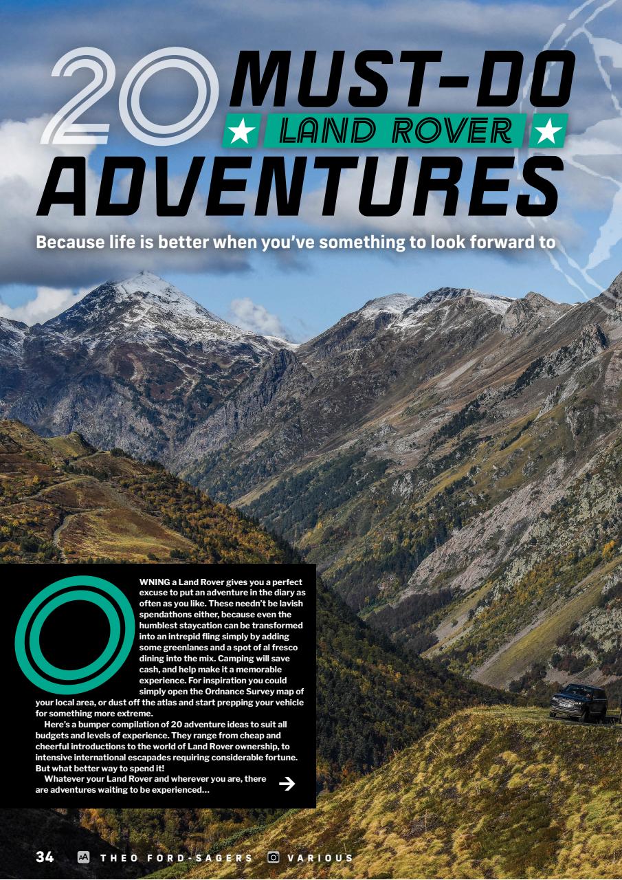 Land Rover Monthly Preview Pages