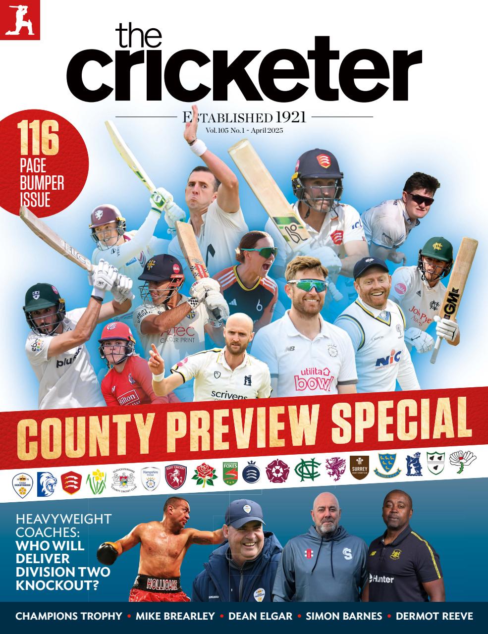 The Cricketer Magazine Preview Pages