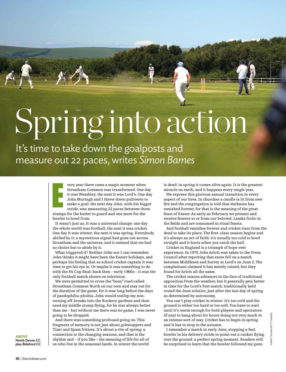 The Cricketer Magazine Preview Pages