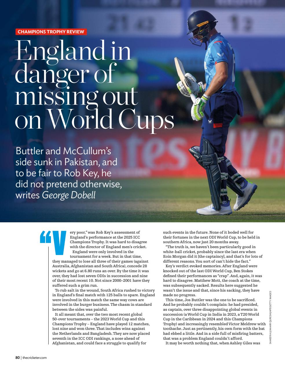 The Cricketer Magazine Preview Pages