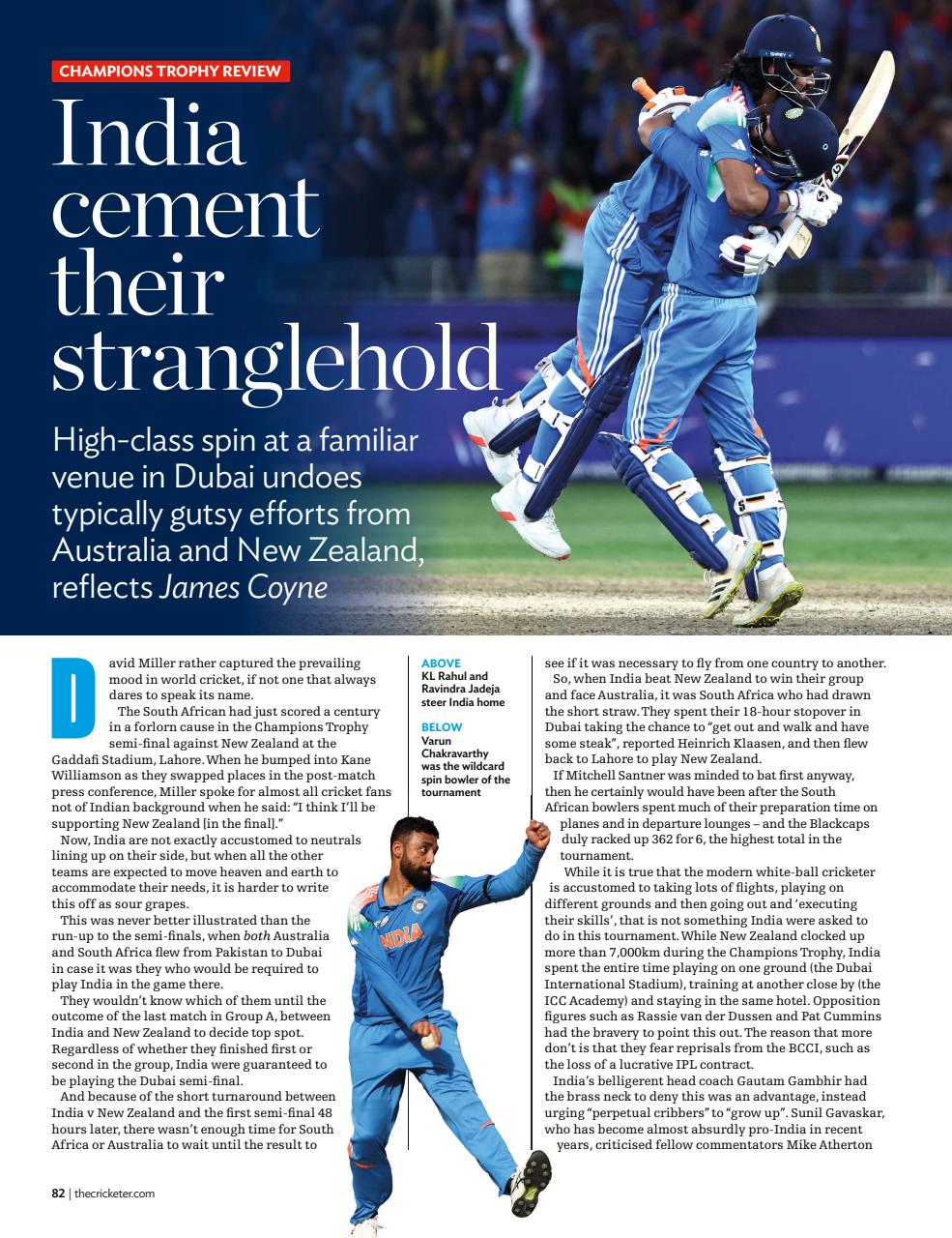 The Cricketer Magazine Preview Pages