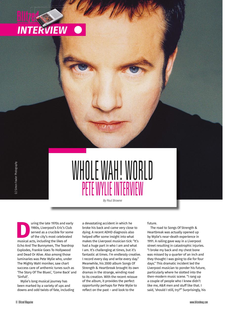 Blitzed Magazine Preview Pages