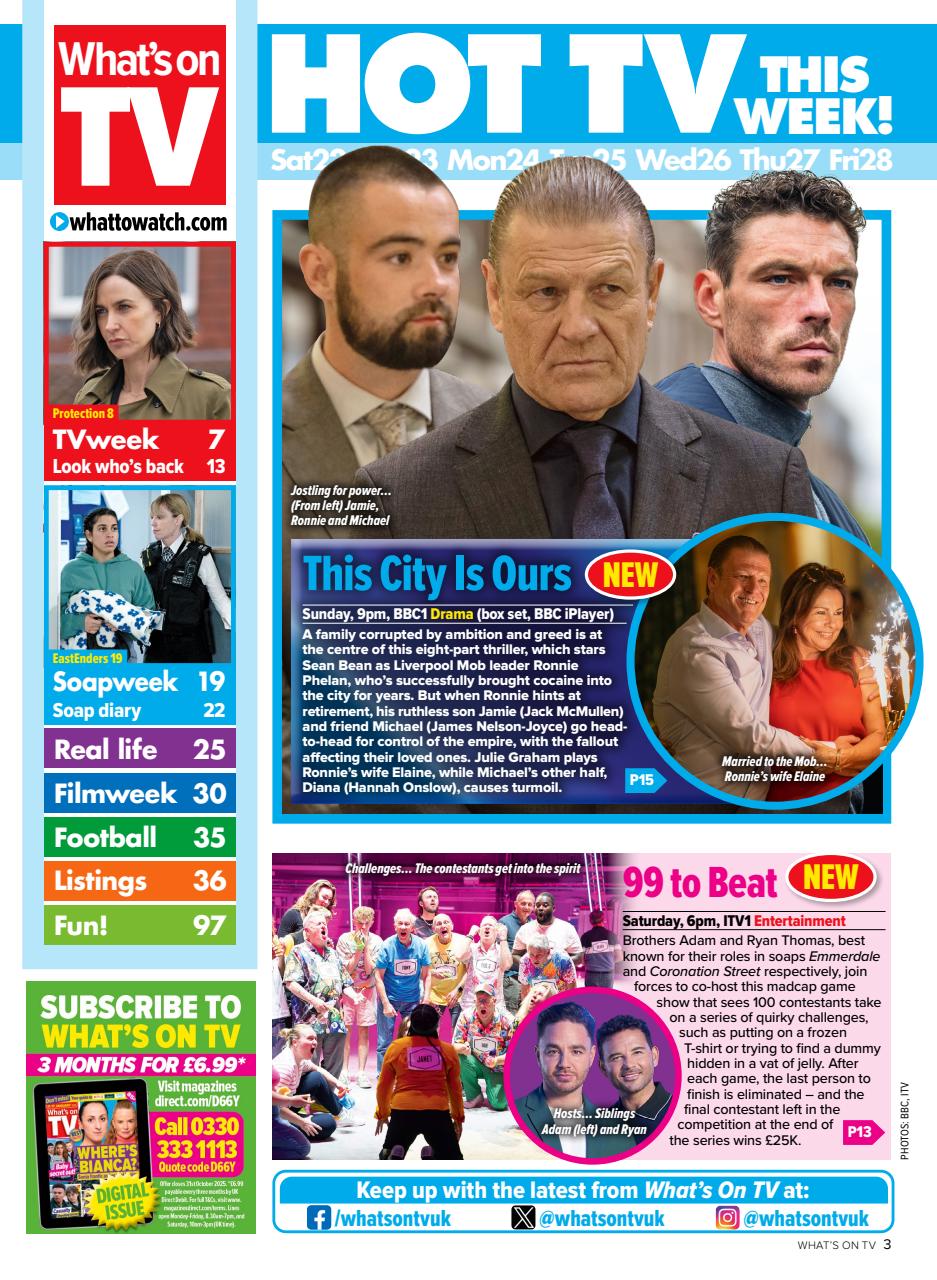 What's on TV Preview Pages