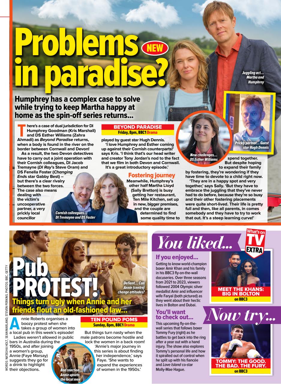 What's on TV Preview Pages