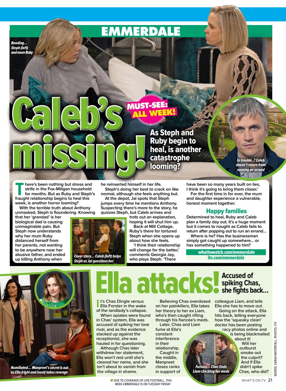 What's on TV Preview Pages