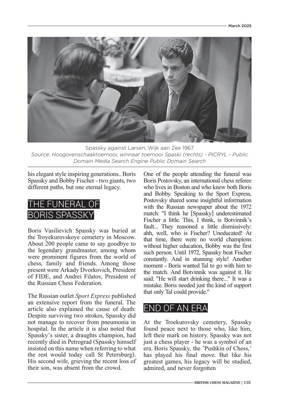 British Chess Magazine Preview Pages