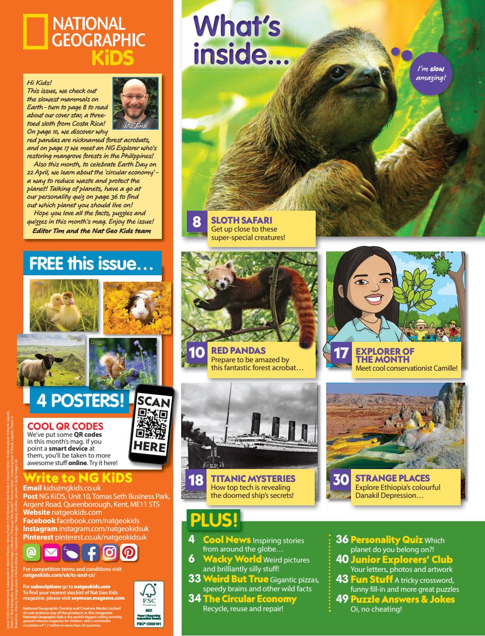 National Geographic Kids Preview Pages