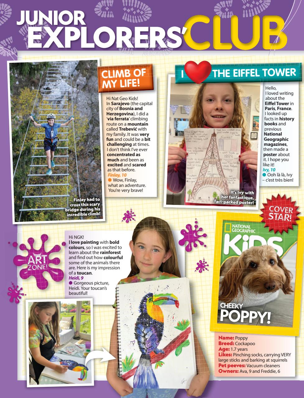 National Geographic Kids Preview Pages