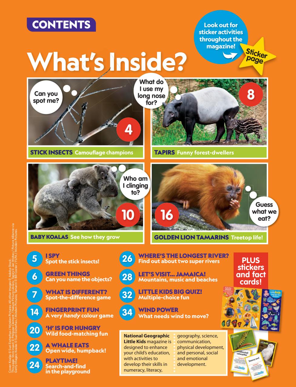 National Geographic Little Kids Preview Pages