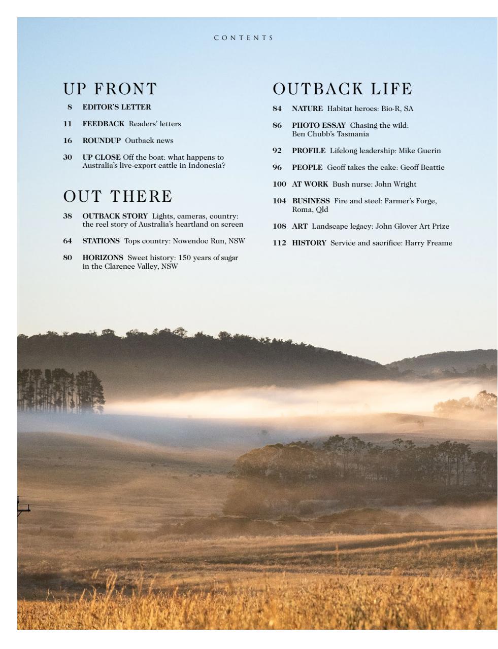 OUTBACK Magazine Preview Pages