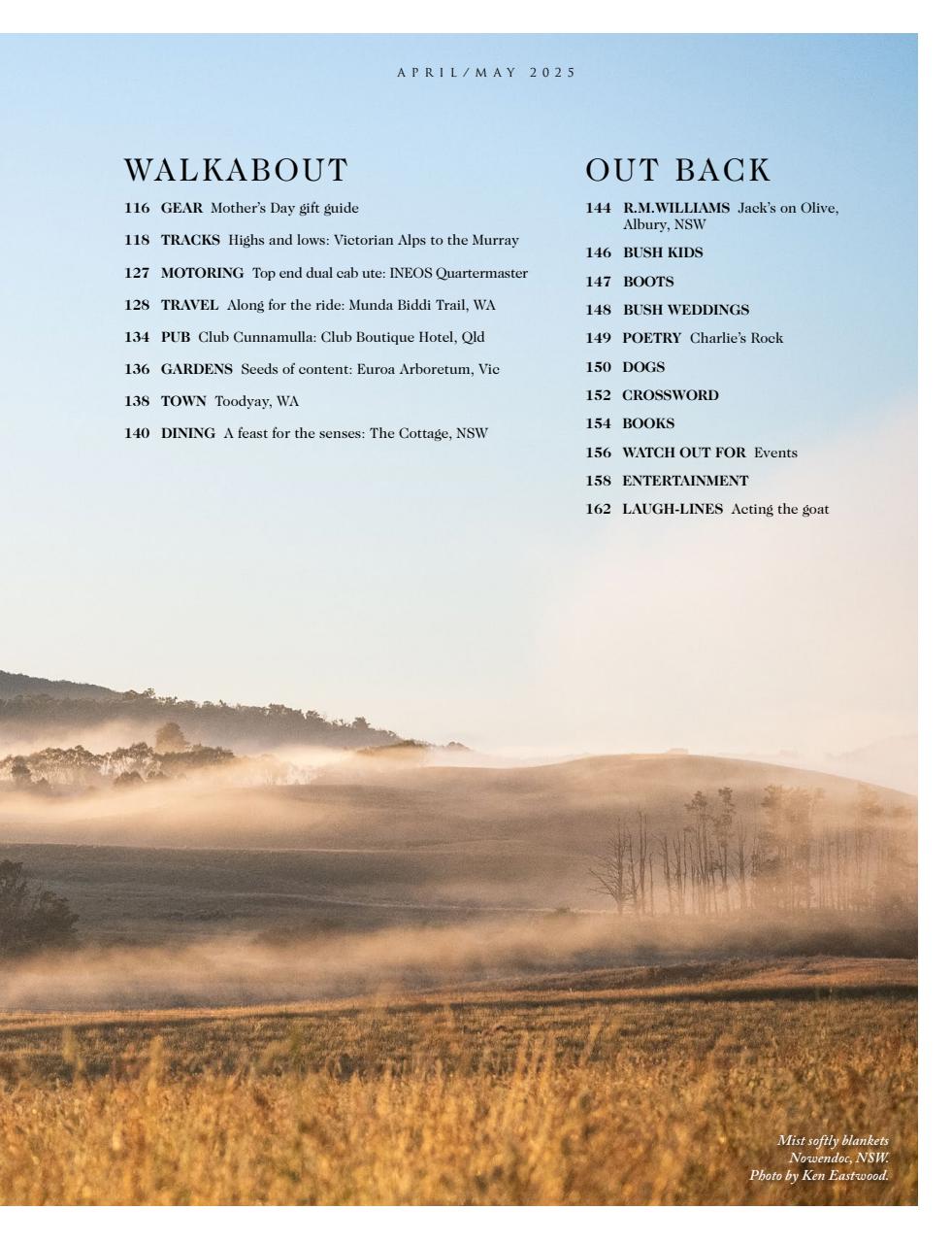 OUTBACK Magazine Preview Pages