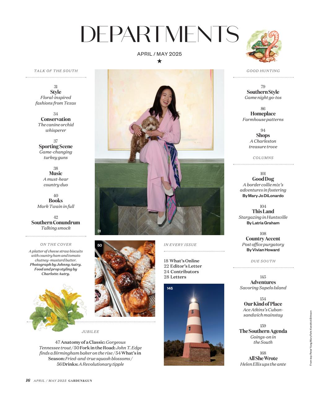 Garden and Gun Magazine Preview Pages