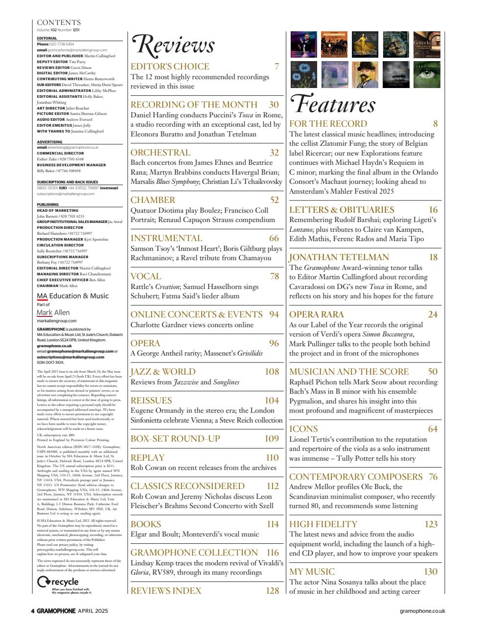 Gramophone Preview Pages