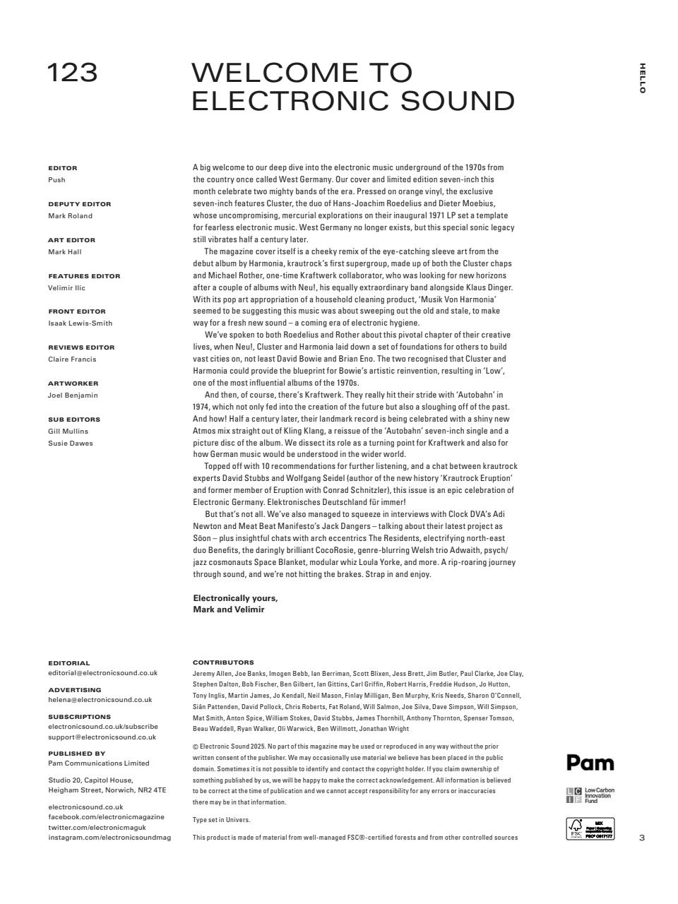 Electronic Sound Preview Pages